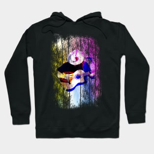 Guitarist with electric guitar Hoodie